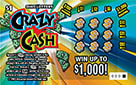 Crazy Cash scratch-off ticket