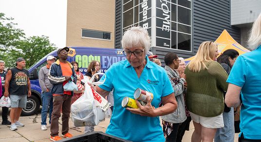 Giving Back - CE Facing Hunger