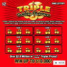 TRIPLE GOLDEN CHERRIES scratch-off ticket