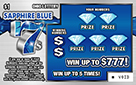 SAPPHIRE BLUE 7 scratch-off ticket