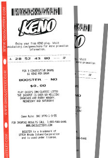 KENO Ticket Images