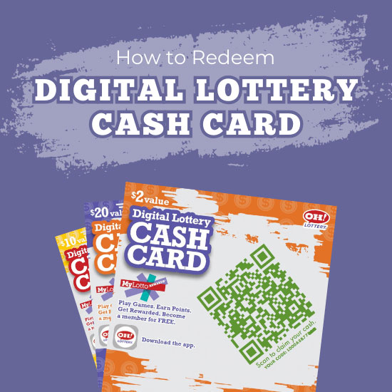 Digital Lottery Cash Cards