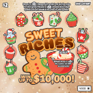 Sweet Riches scratch-off ticket