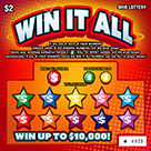 WIN IT ALL scratch-off ticket