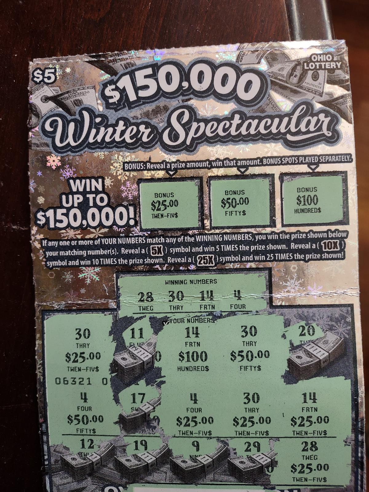 Most I've ever won is 500 , I stopped at a little certified around 10:30 at night