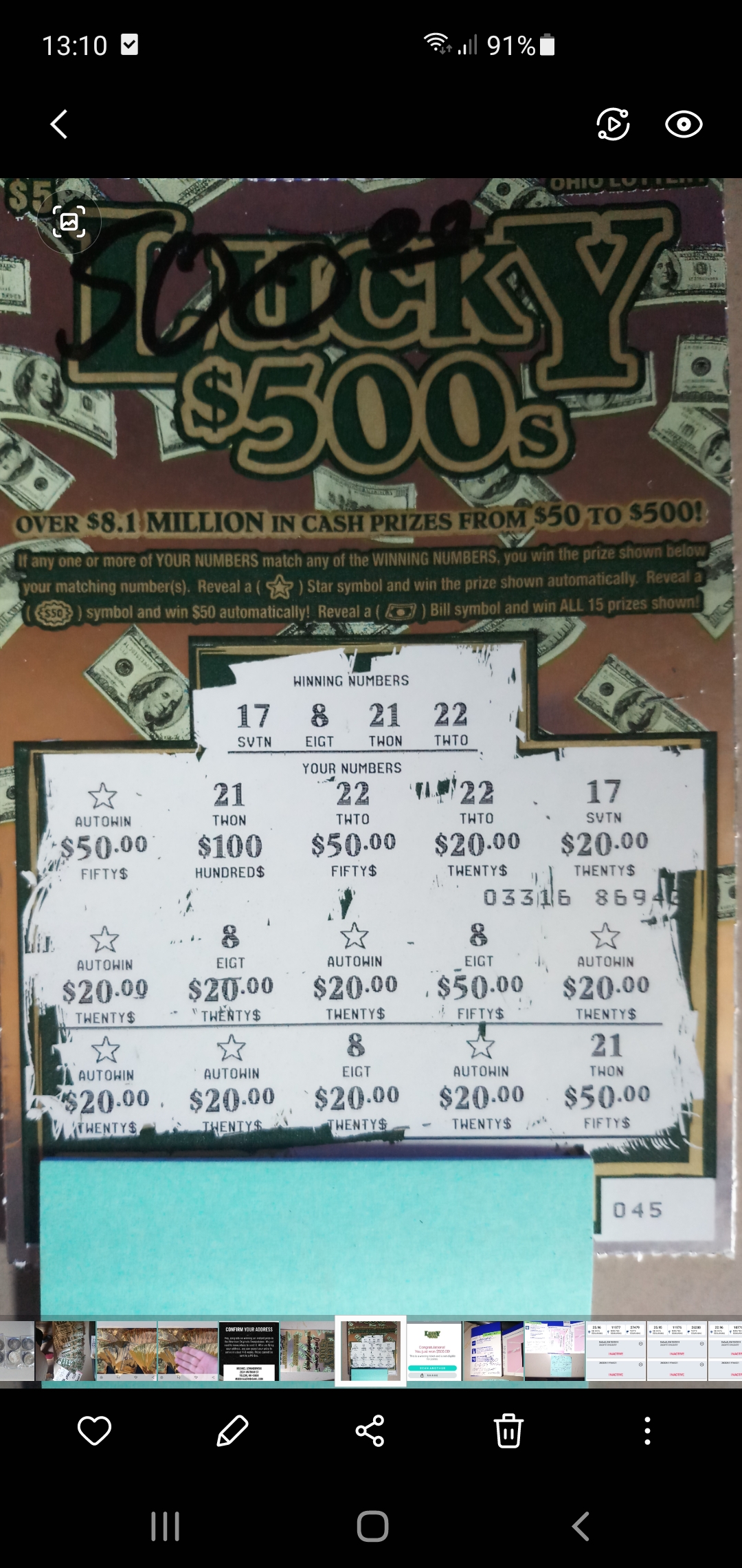 But a whole book of $5 tickets
