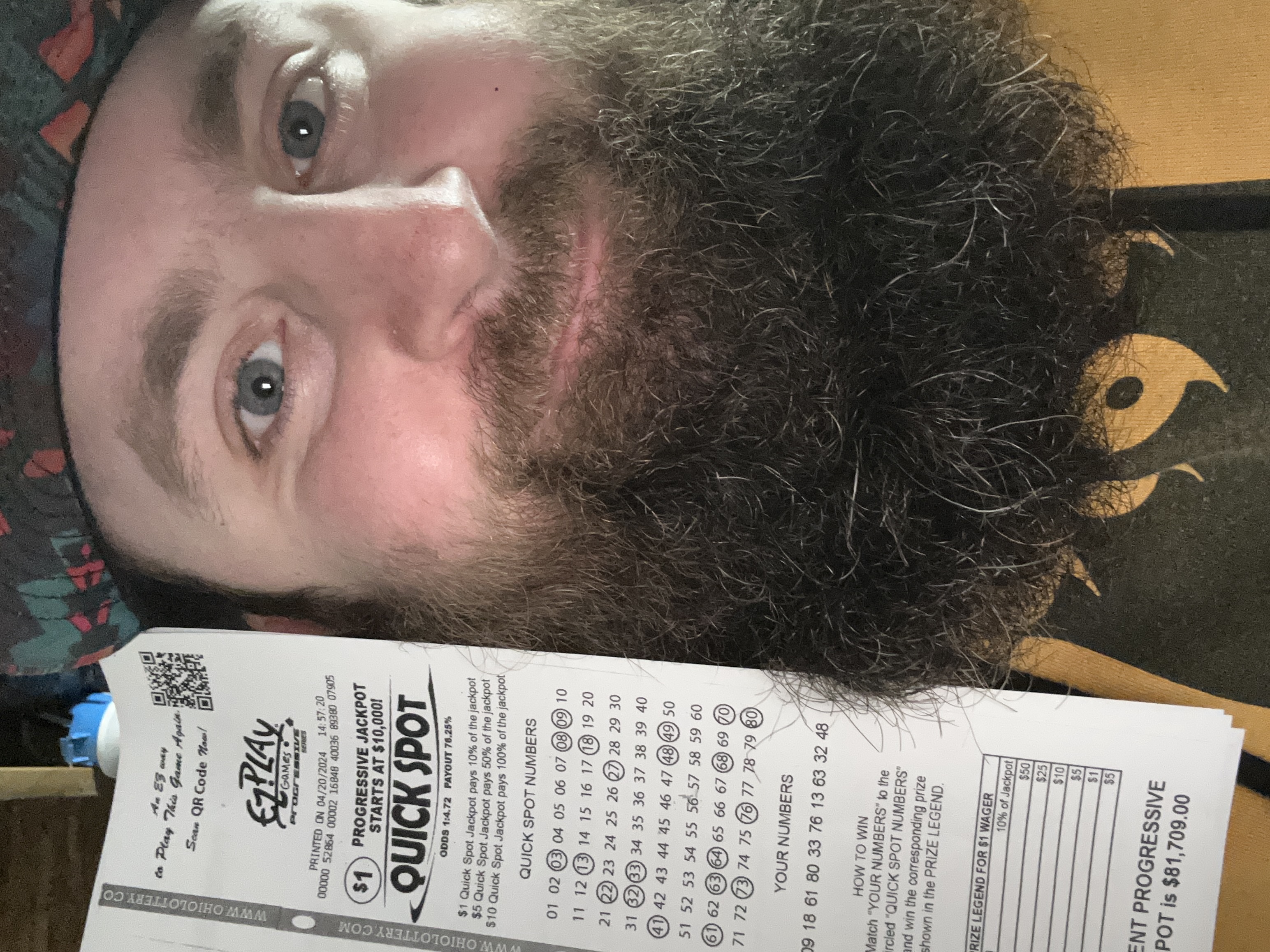 I’ve won the Ohio Lottery 3 separate times!